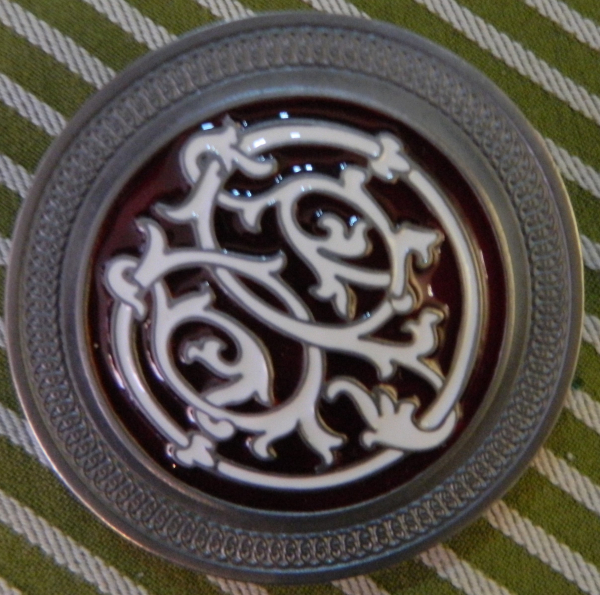 Celtic Stems Red Belt Buckle